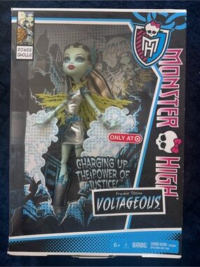 New In Box Monster High Voltageous Frankie Stein  Doll Target Exclusive Vintage